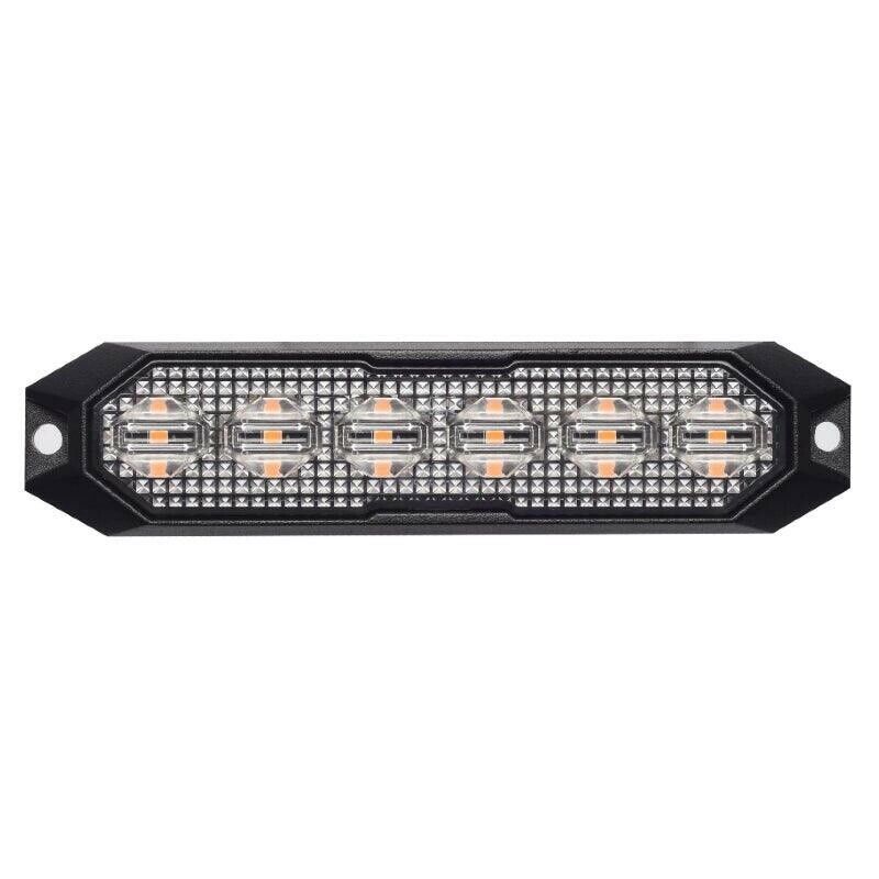 RAPTOR6 Heavy Duty 6 LED CLASS 1 Amber Perimeter Warning Light