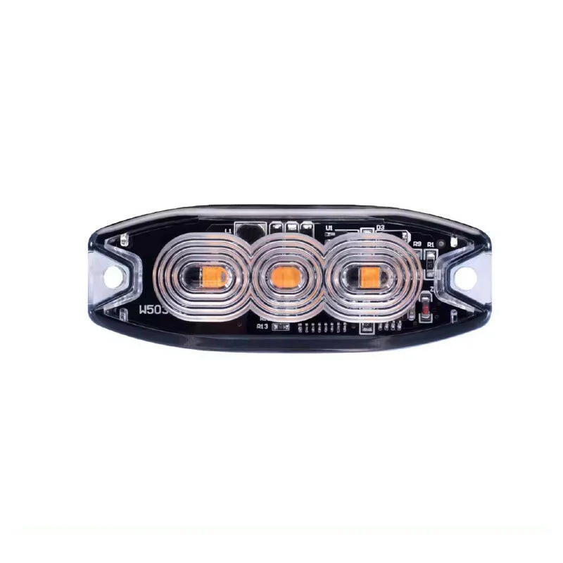 ULTRASLIM3 Low Profile 3 LED CLASS 1 Amber Perimeter Warning Light