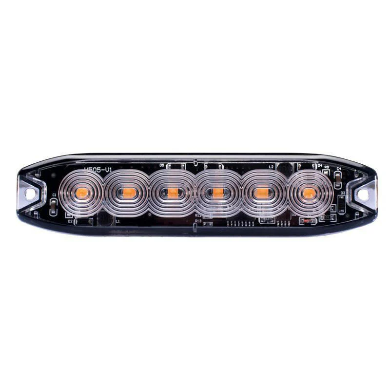 ULTRASLIM6 Low Profile 6 LED CLASS 1 Amber Perimeter Warning Light
