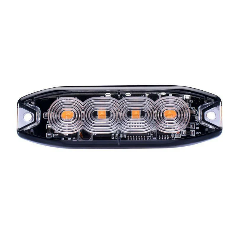 ULTRASLIM4 Low Profile 4 LED CLASS 1 Amber Perimeter Warning Light