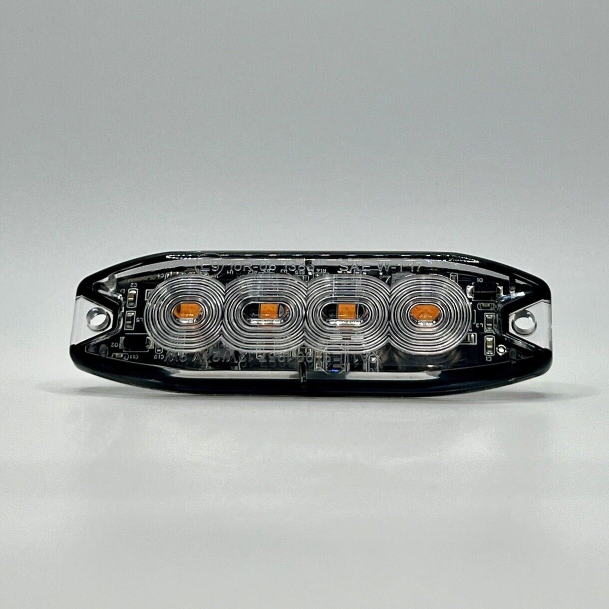 ULTRASLIM4 Low Profile 4 LED CLASS 1 Amber Perimeter Warning Light