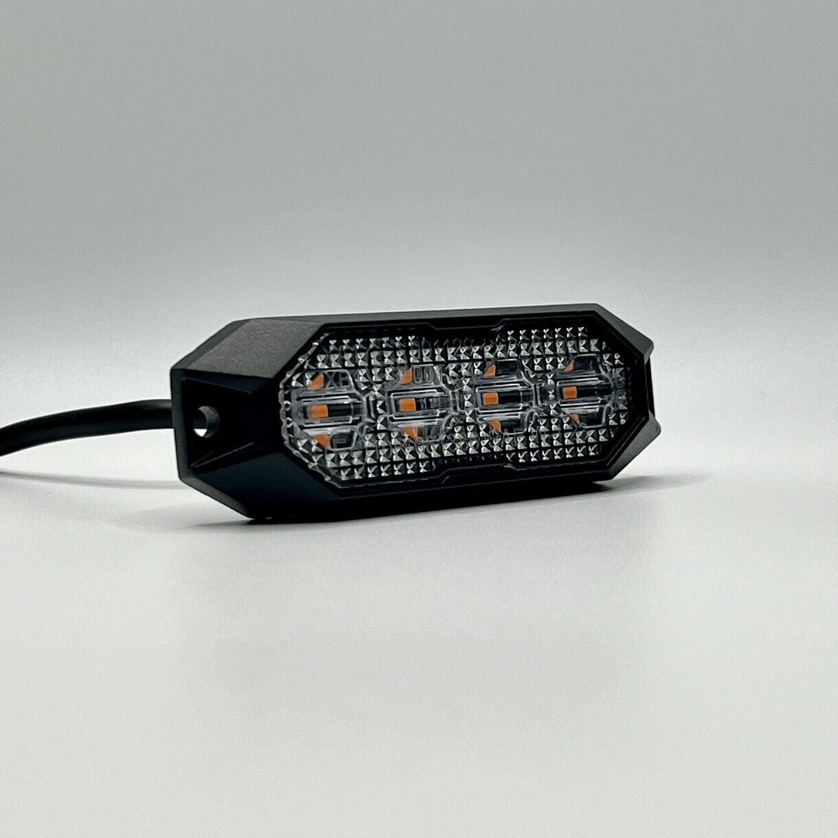 RAPTOR4 Heavy Duty 4 LED CLASS 1 DUAL COLOUR Amber/White Perimeter Warning Light